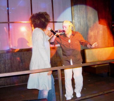 Joi Cardwell and Georgie Porgie